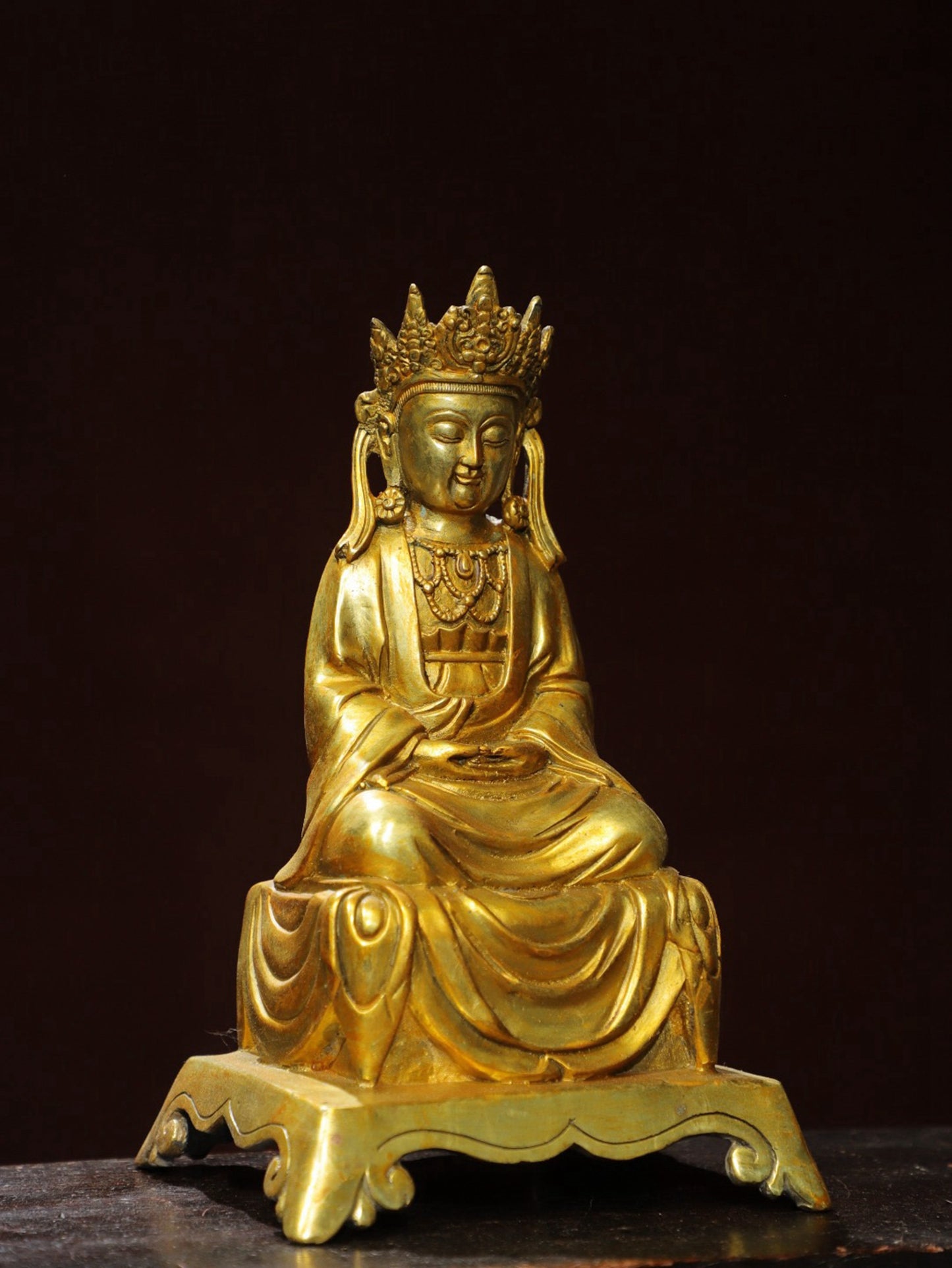 Bronze Plated Avalokitesvara Statue