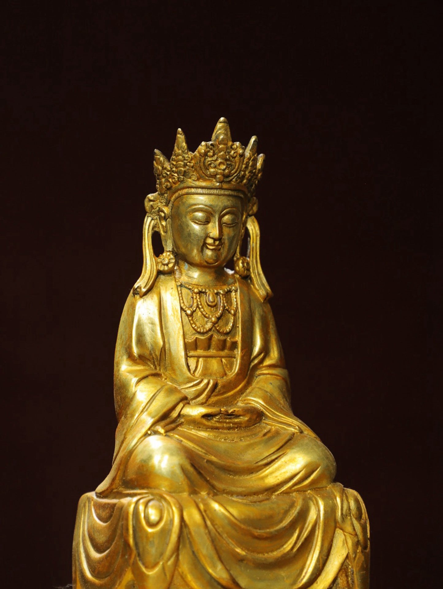 Bronze Plated Avalokitesvara Statue