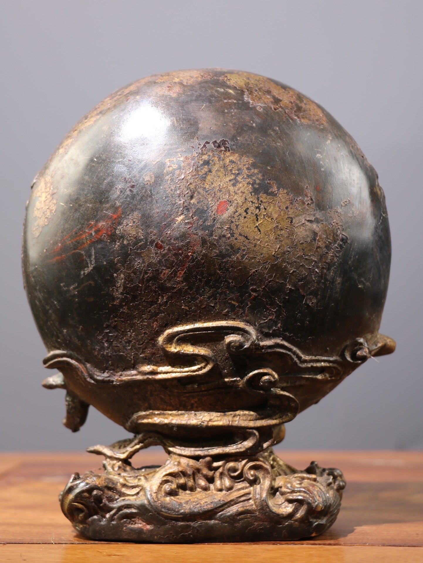 Chinese antique pure copper [Water Moon Guanyin Bodhisattva]