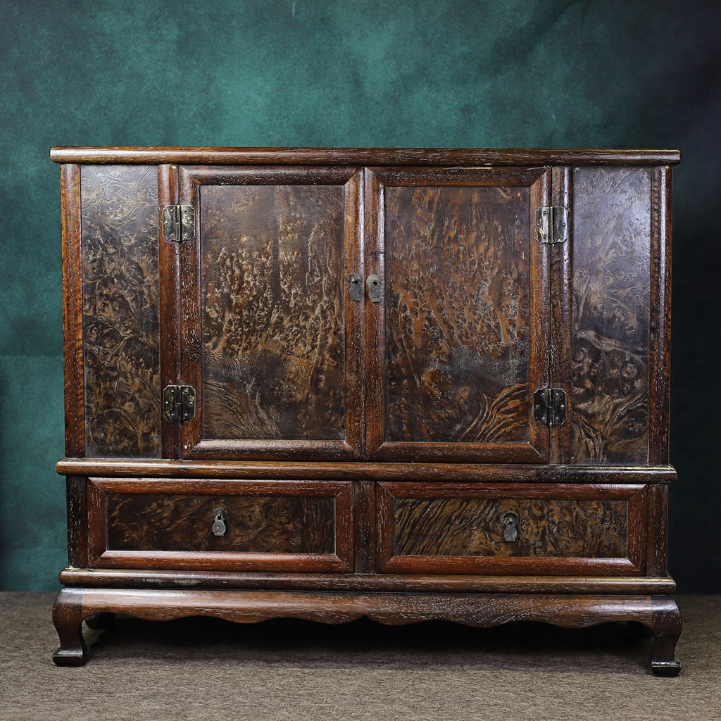Hua Li Mu with Ghost Face Pattern Duo Bao Cabinet