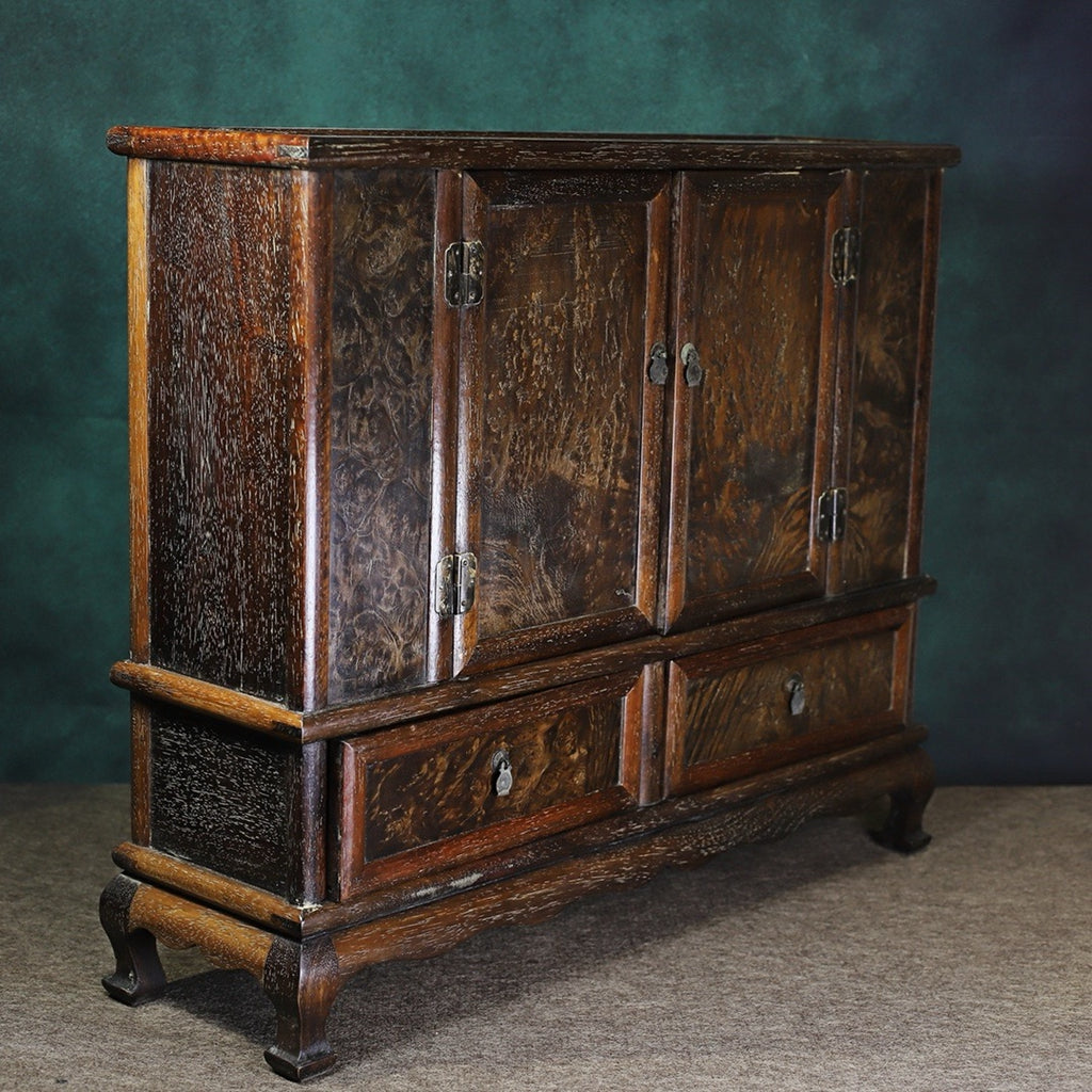 Hua Li Mu with Ghost Face Pattern Duo Bao Cabinet