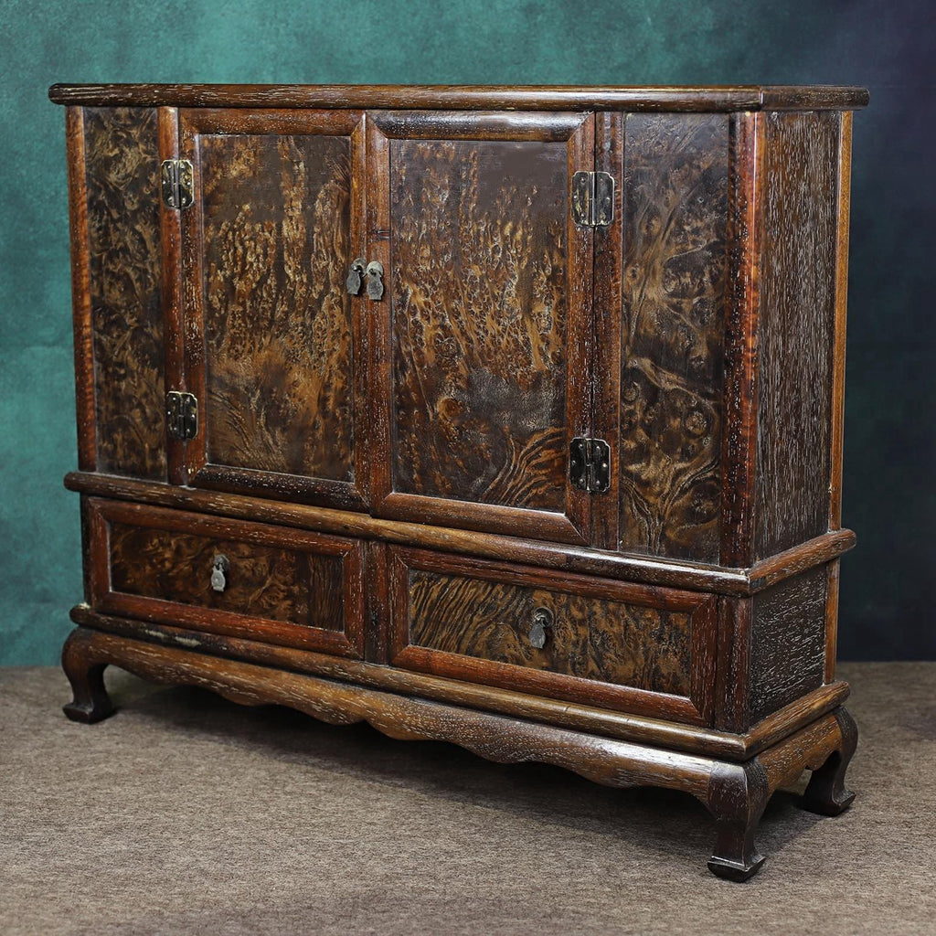 Hua Li Mu with Ghost Face Pattern Duo Bao Cabinet