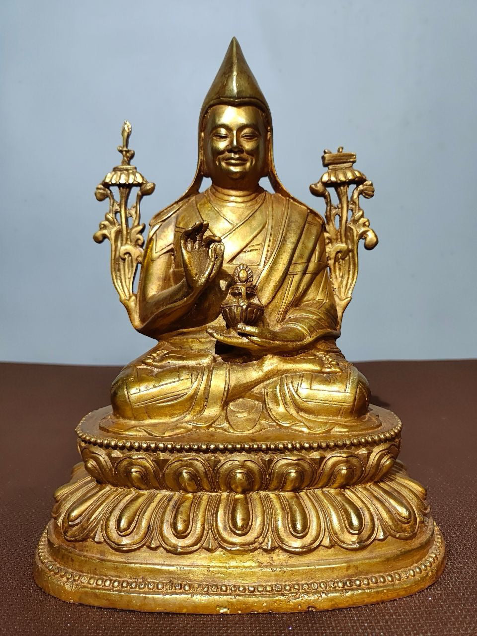 Chinese antique pure copper Buddha statue