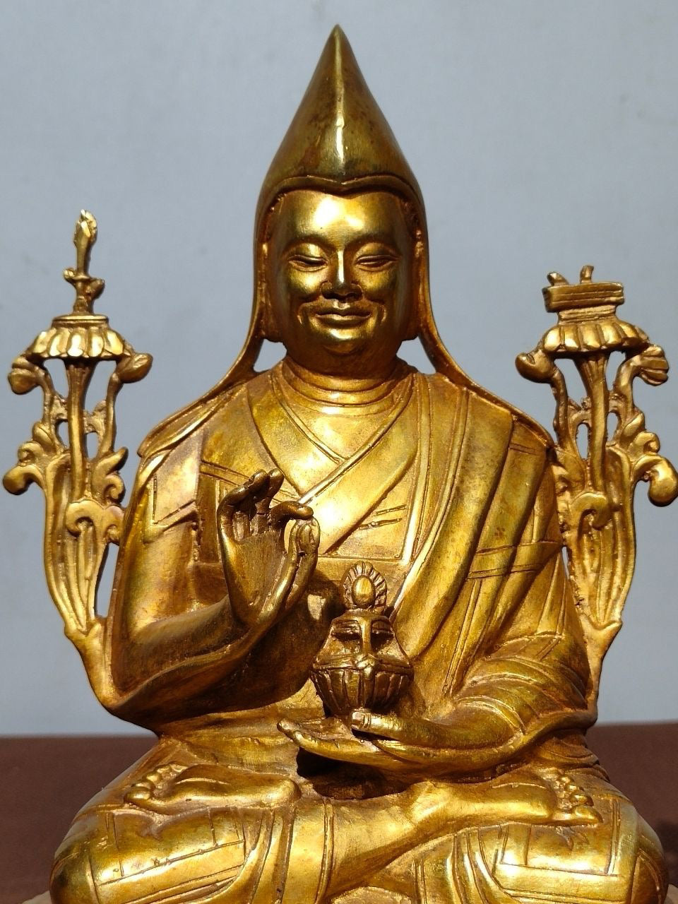 Chinese antique pure copper Buddha statue