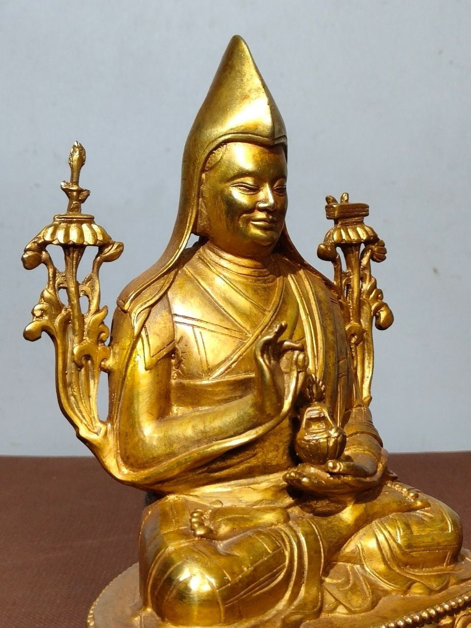 Chinese antique pure copper Buddha statue