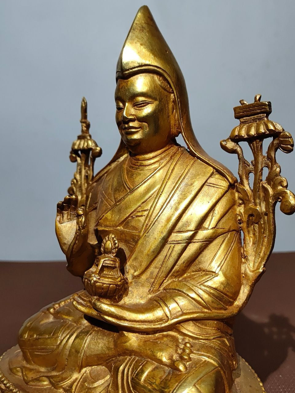 Chinese antique pure copper Buddha statue