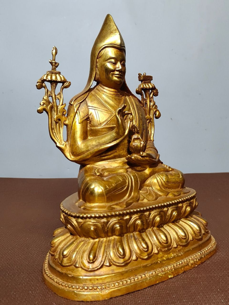 Chinese antique pure copper Buddha statue