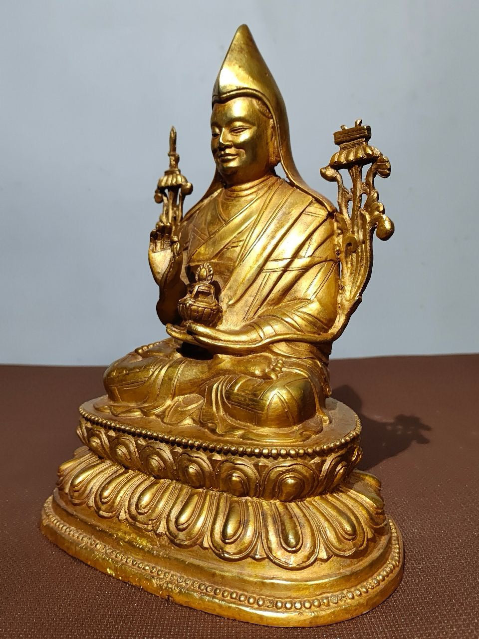 Chinese antique pure copper Buddha statue
