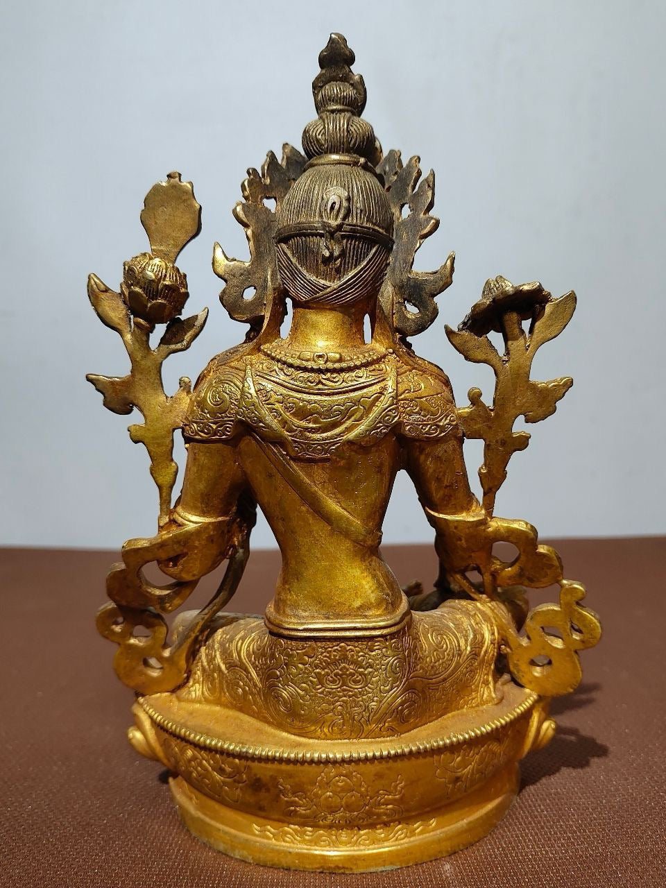 Chinese antique pure copper Buddha statue