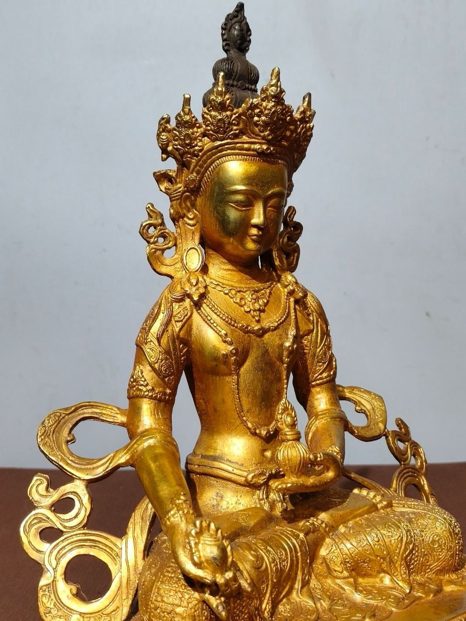 Chinese antique pure copper Buddha statue