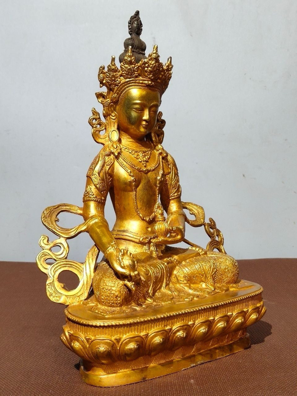 Chinese antique pure copper Buddha statue
