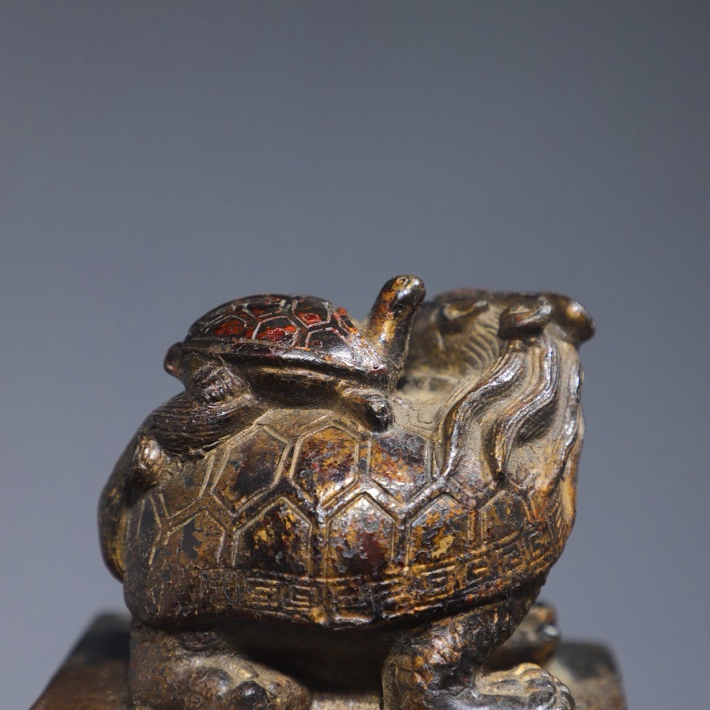 Copper Tuo Jin Dragon Turtle Seal