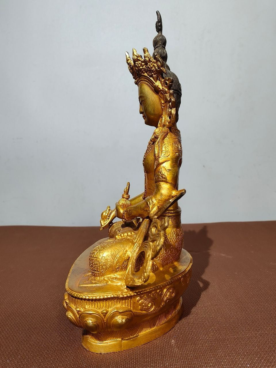 Chinese antique pure copper Buddha statue