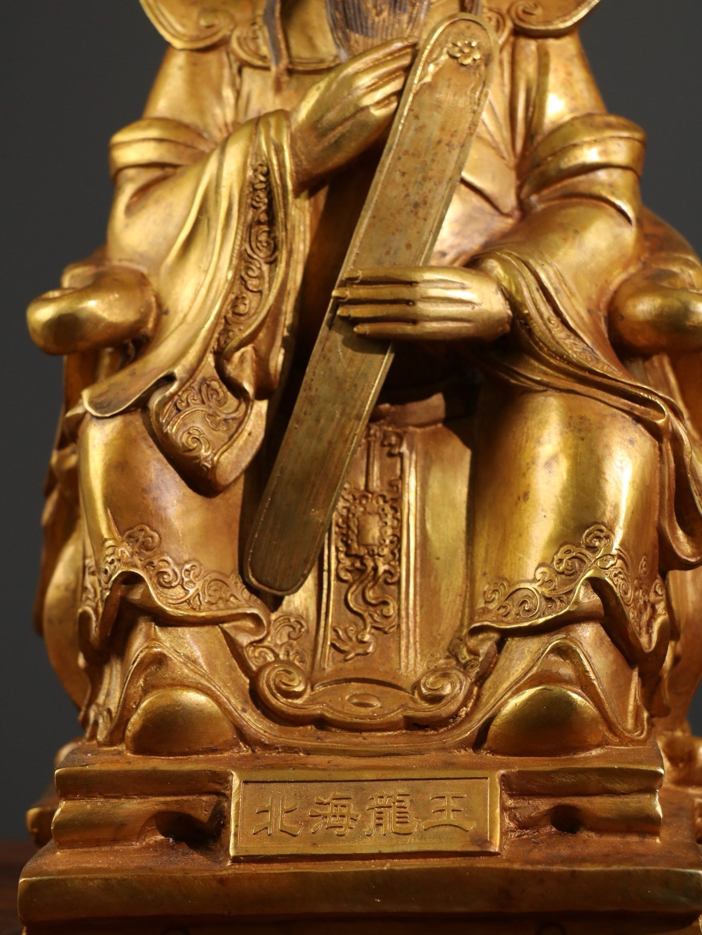 Chinese antique pure copper Buddha statue