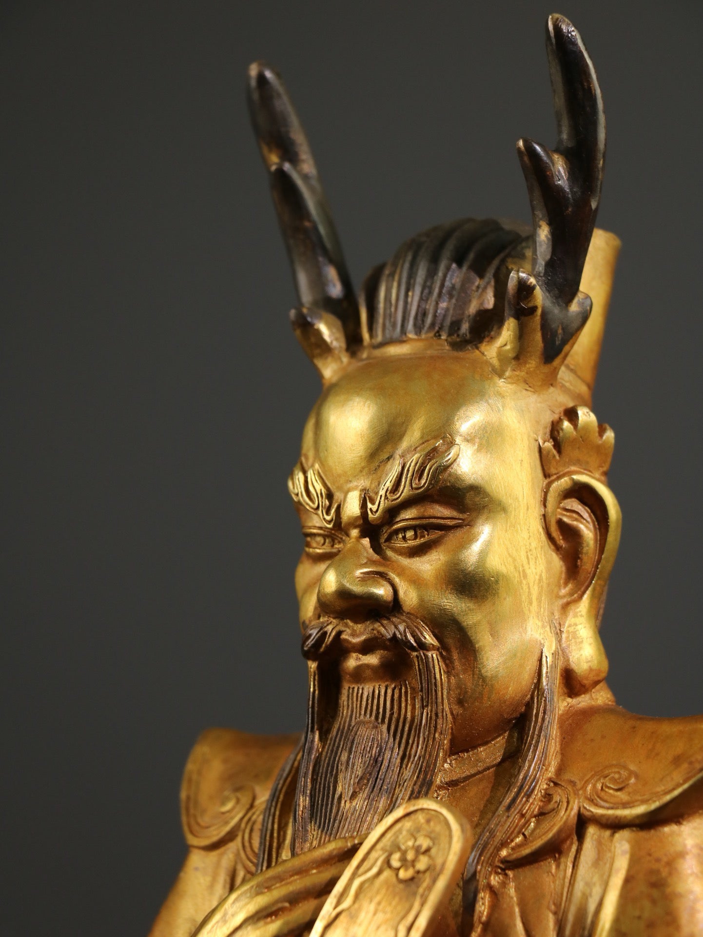 Chinese antique pure copper Buddha statue