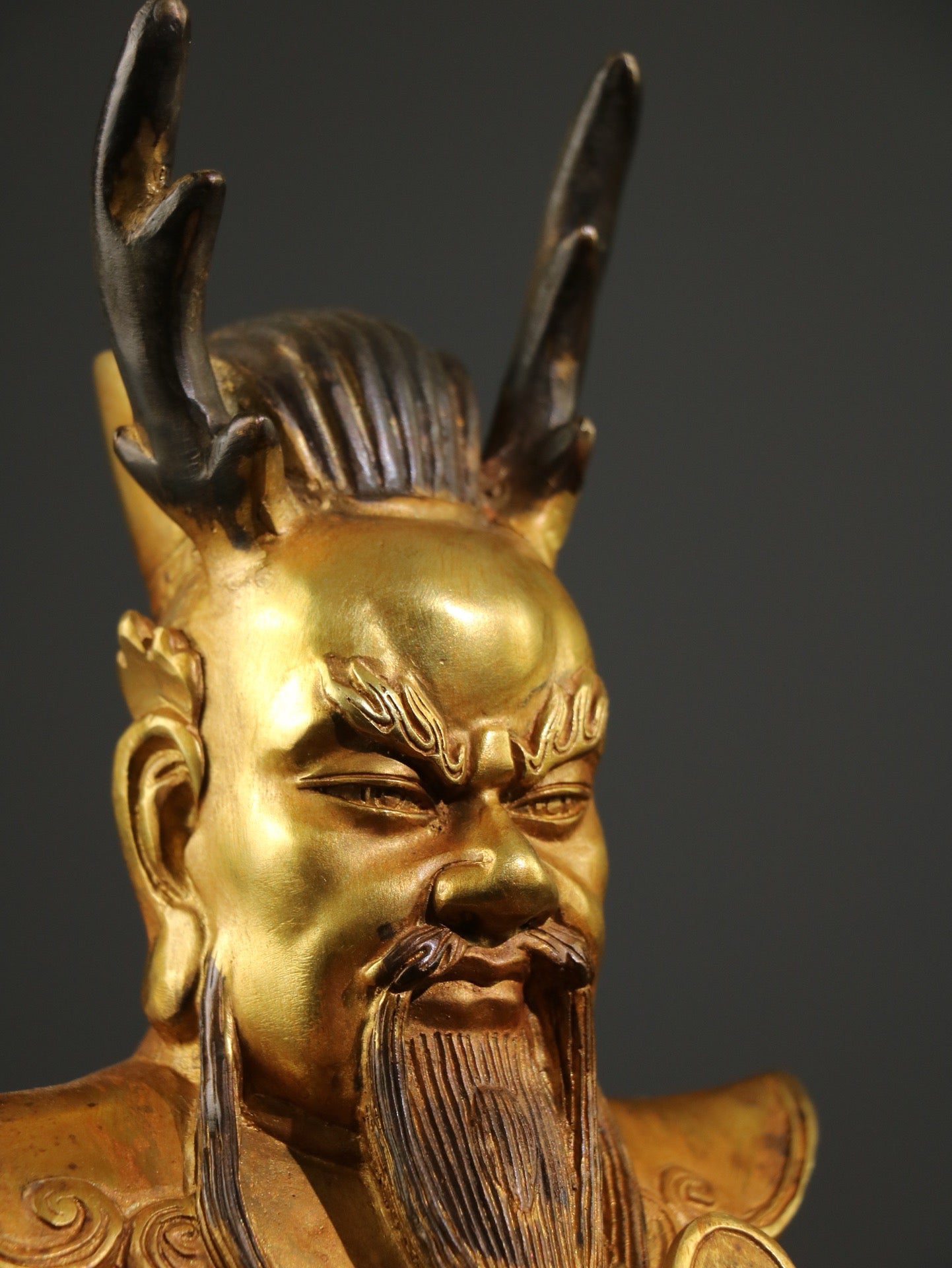Chinese antique pure copper Buddha statue