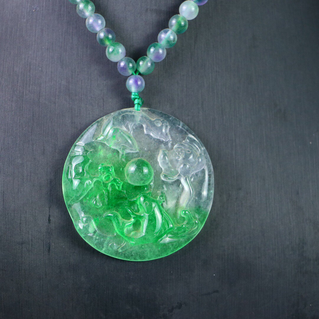 Chinese Antique High Ice [Fish Play Lotus Brand]