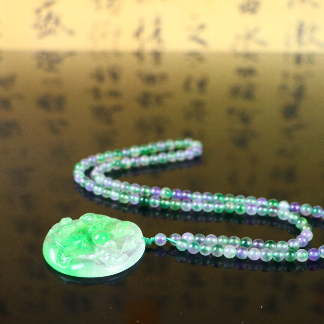 Chinese Antique High Ice [Fish Play Lotus Brand]