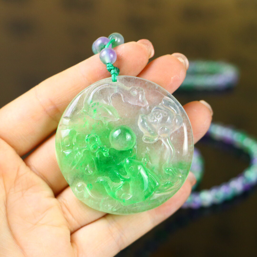 Chinese Antique High Ice [Fish Play Lotus Brand]