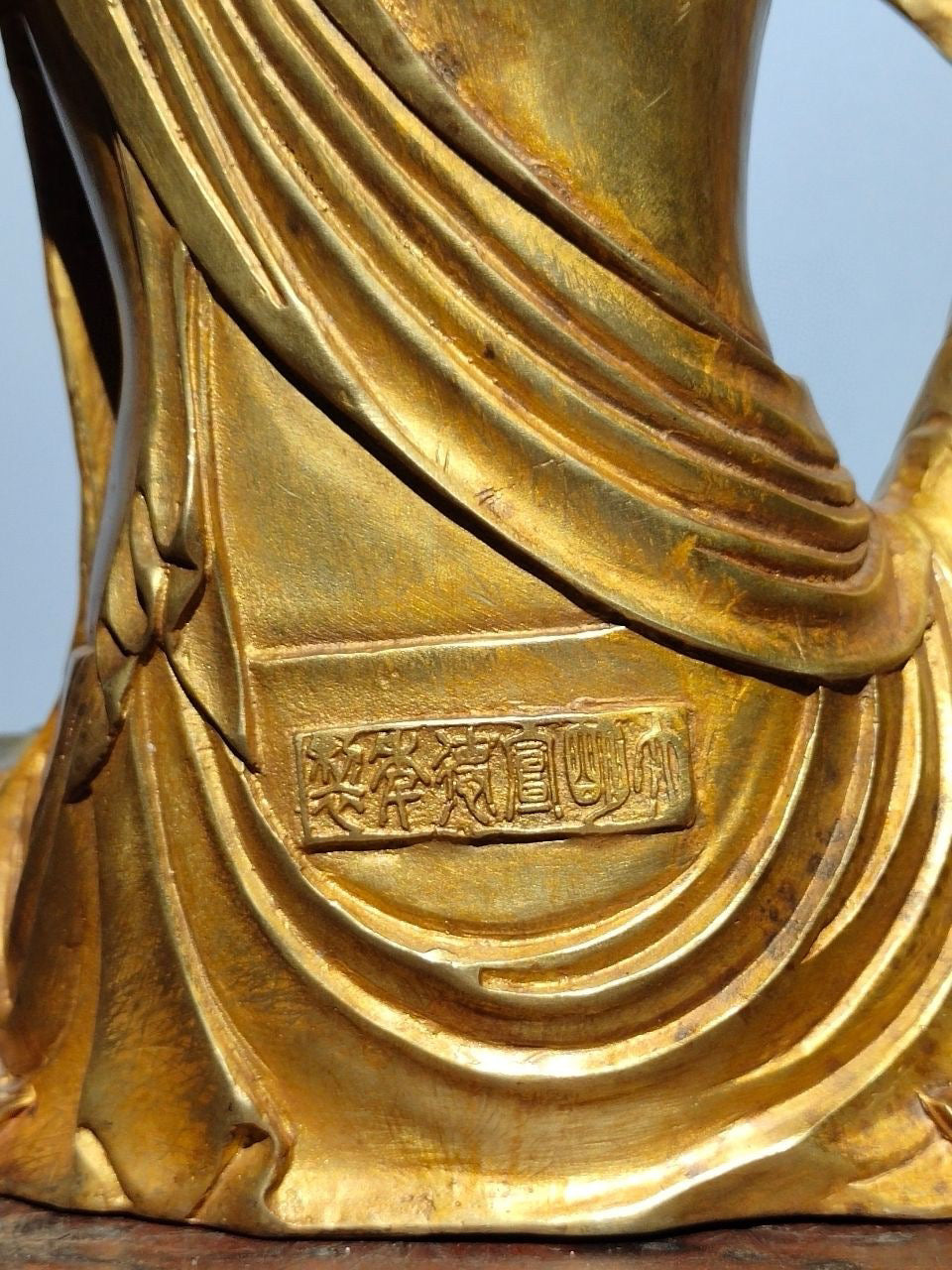 Chinese antique pure copper Buddha statue
