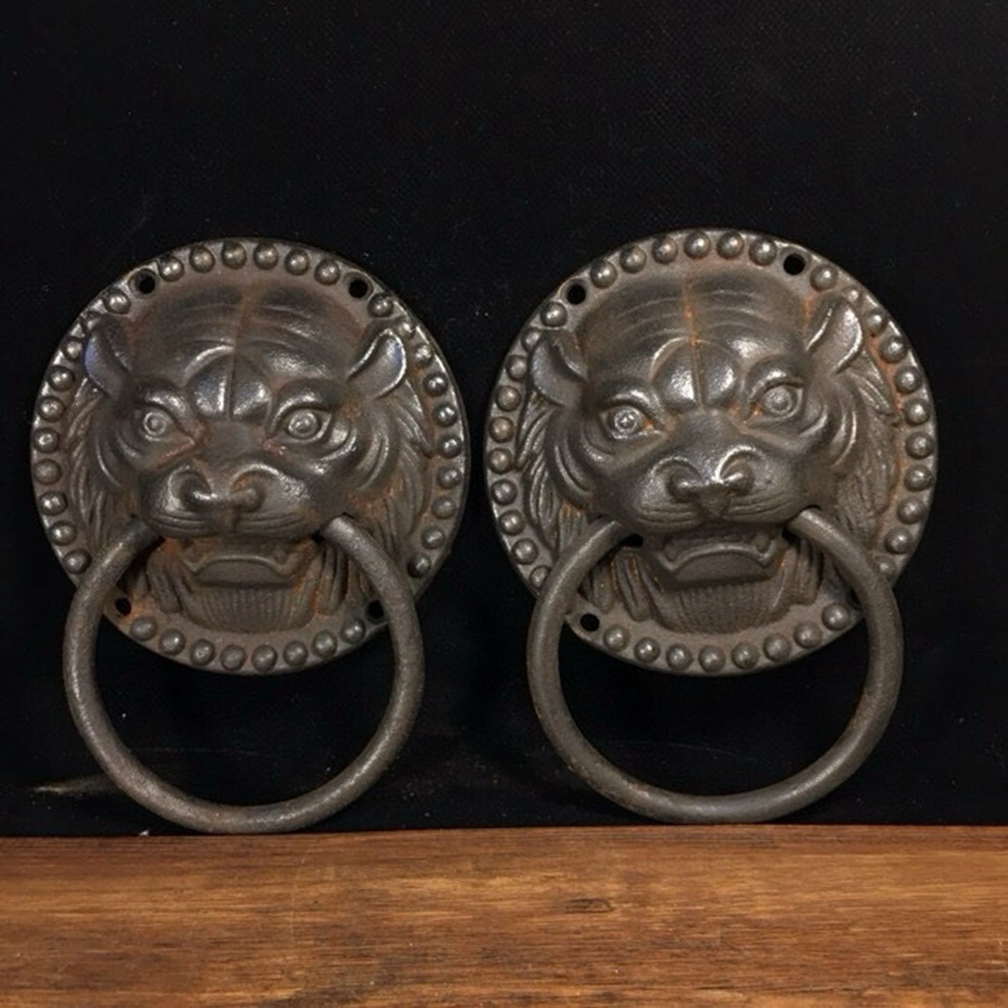 Pure iron tiger head door ring pull ring