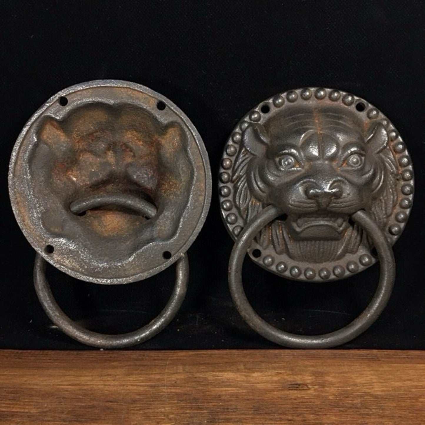 Pure iron tiger head door ring pull ring