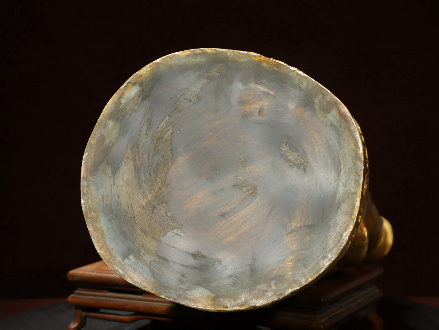 Bronze gilded statue of Guanyin Bodhisattva