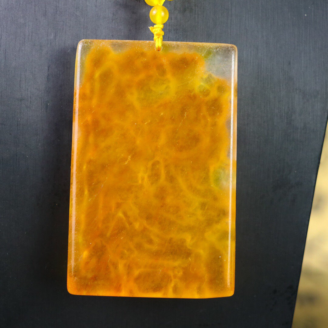 Chinese antique high ice [God of Wealth Brand]