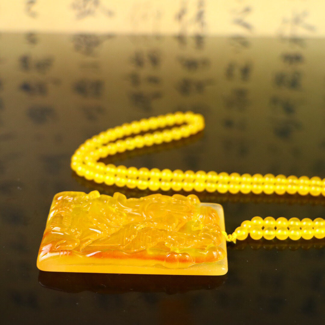 Chinese antique high ice [God of Wealth Brand]