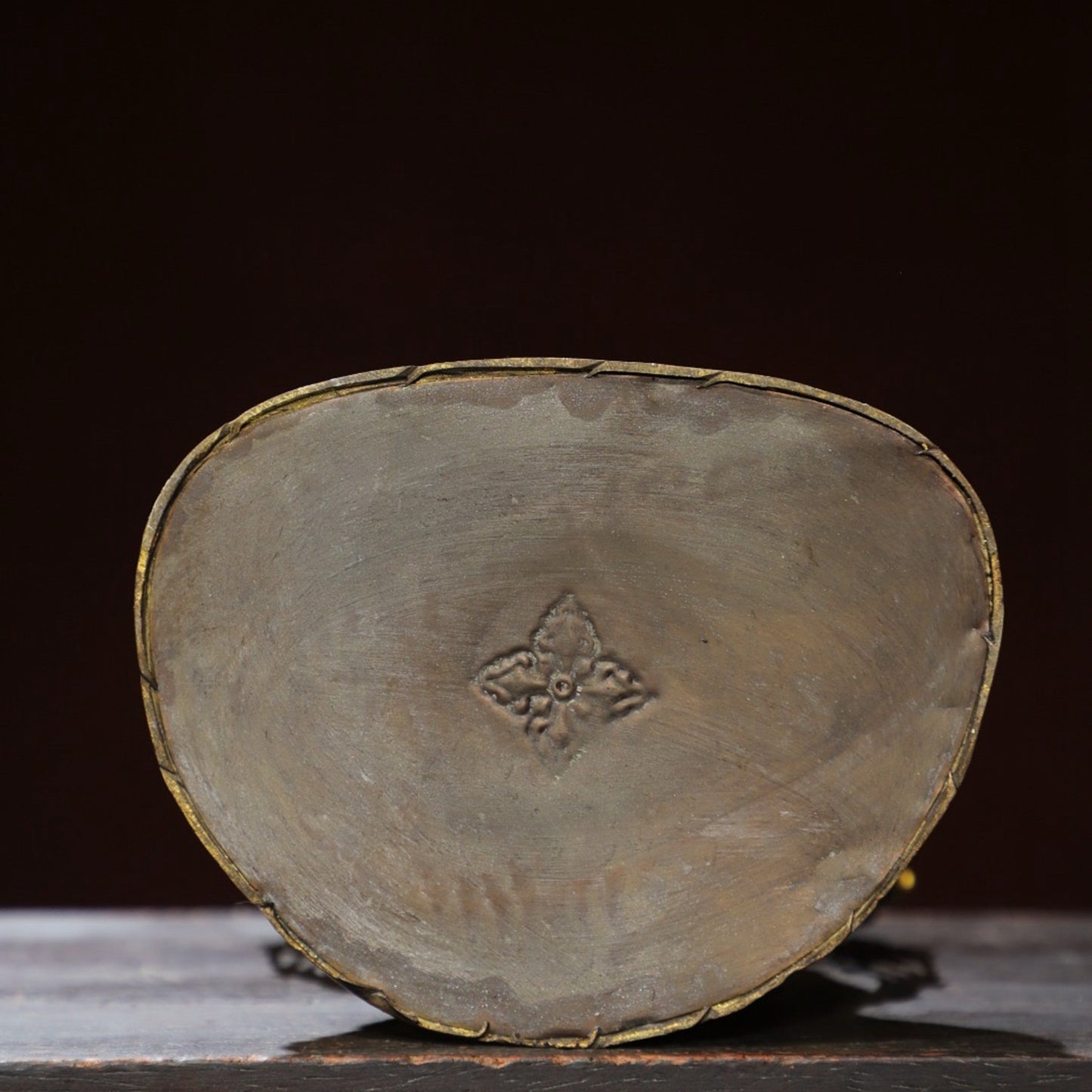 Bronze painted Buddha statue of Zongkaba