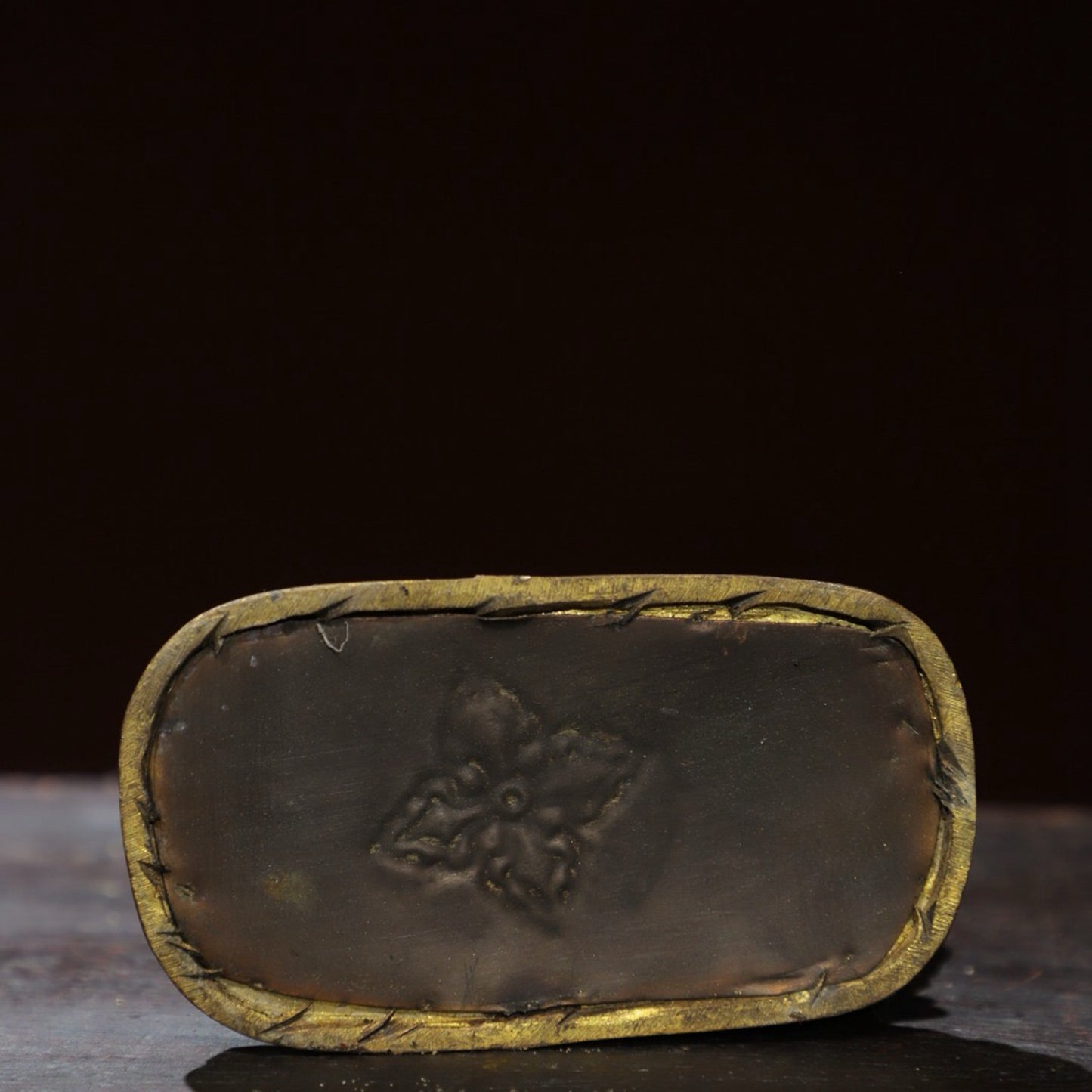 Bronze painted [Treasure Heavenly King] Buddha statue