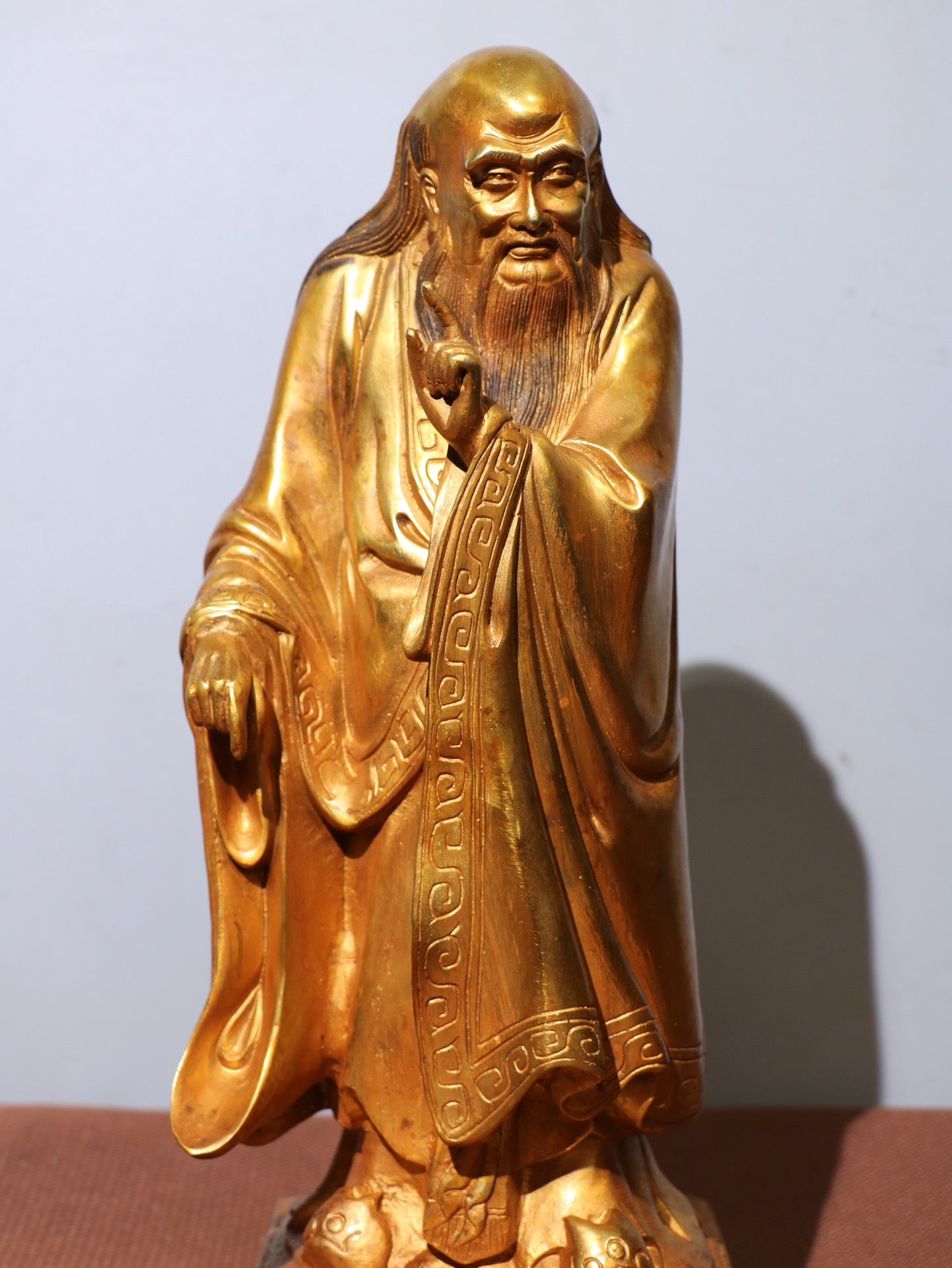 Chinese antique pure copper Buddha statue
