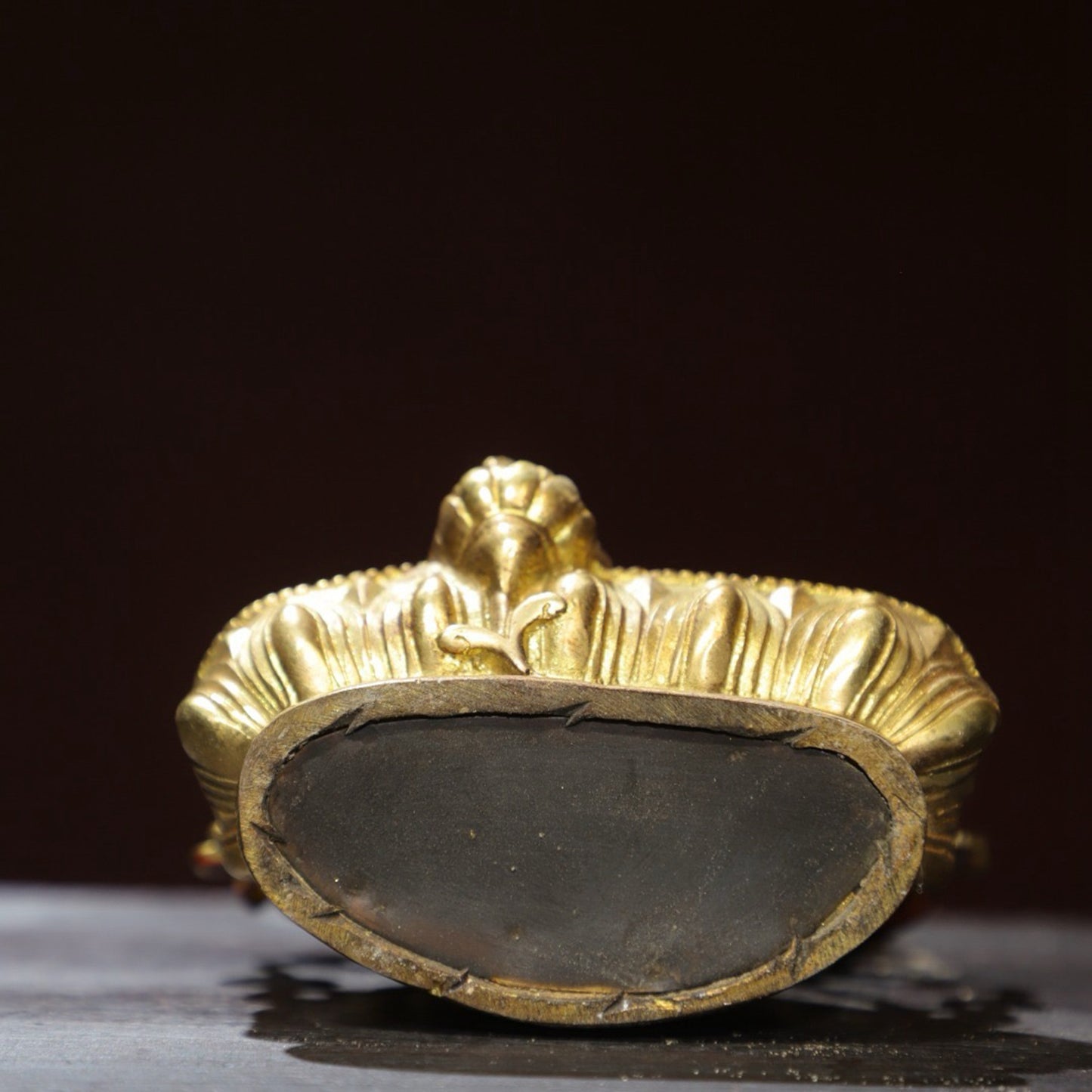 Bronze painted [Green Tara] Buddha statue