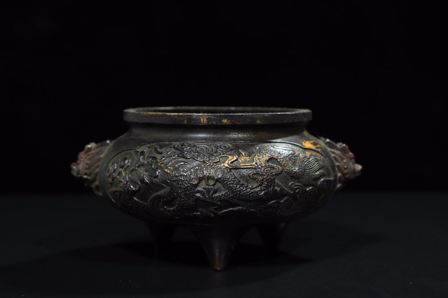 Chinese antique pure copper aromatherapy stove