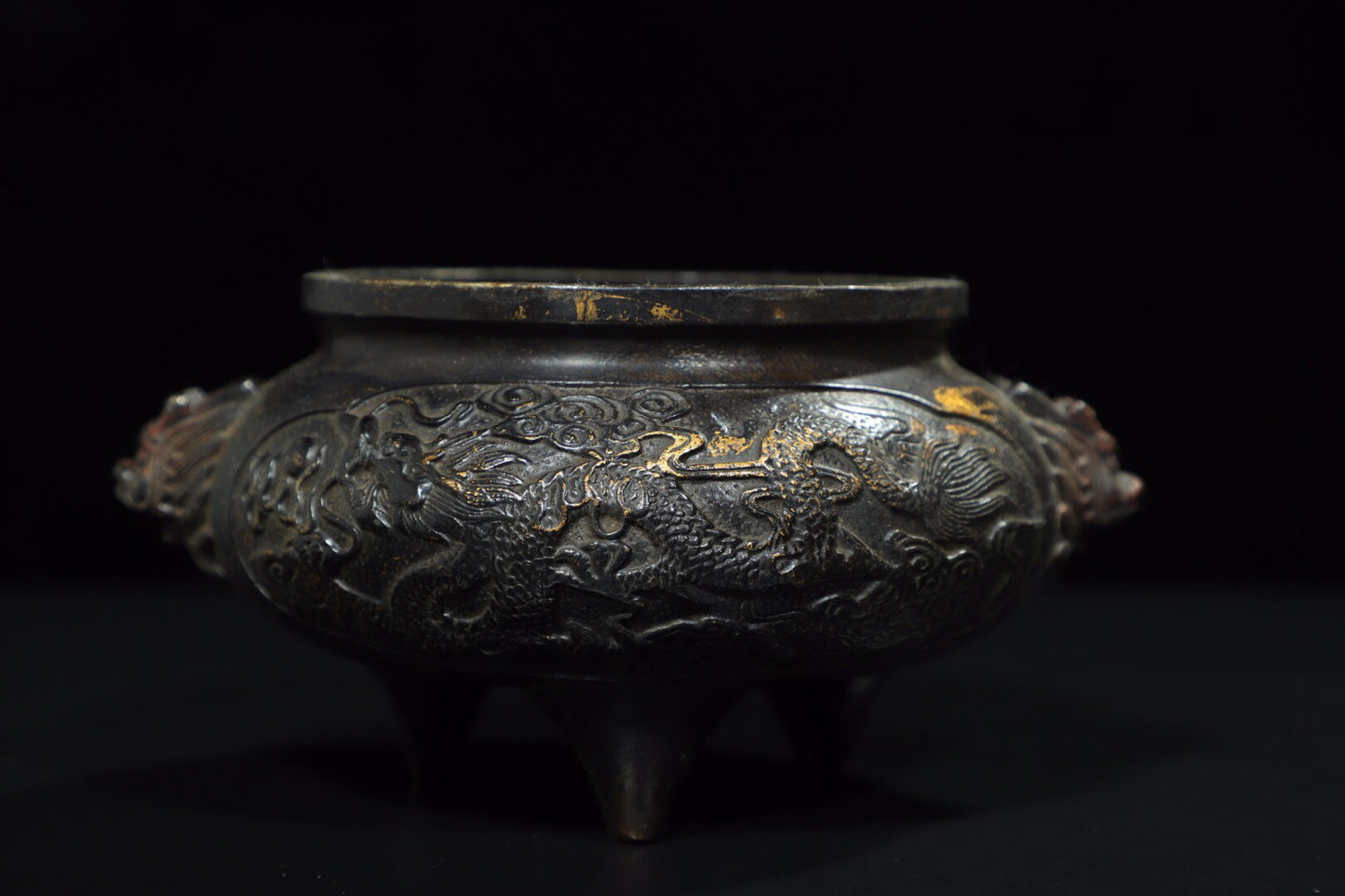 Chinese antique pure copper aromatherapy stove