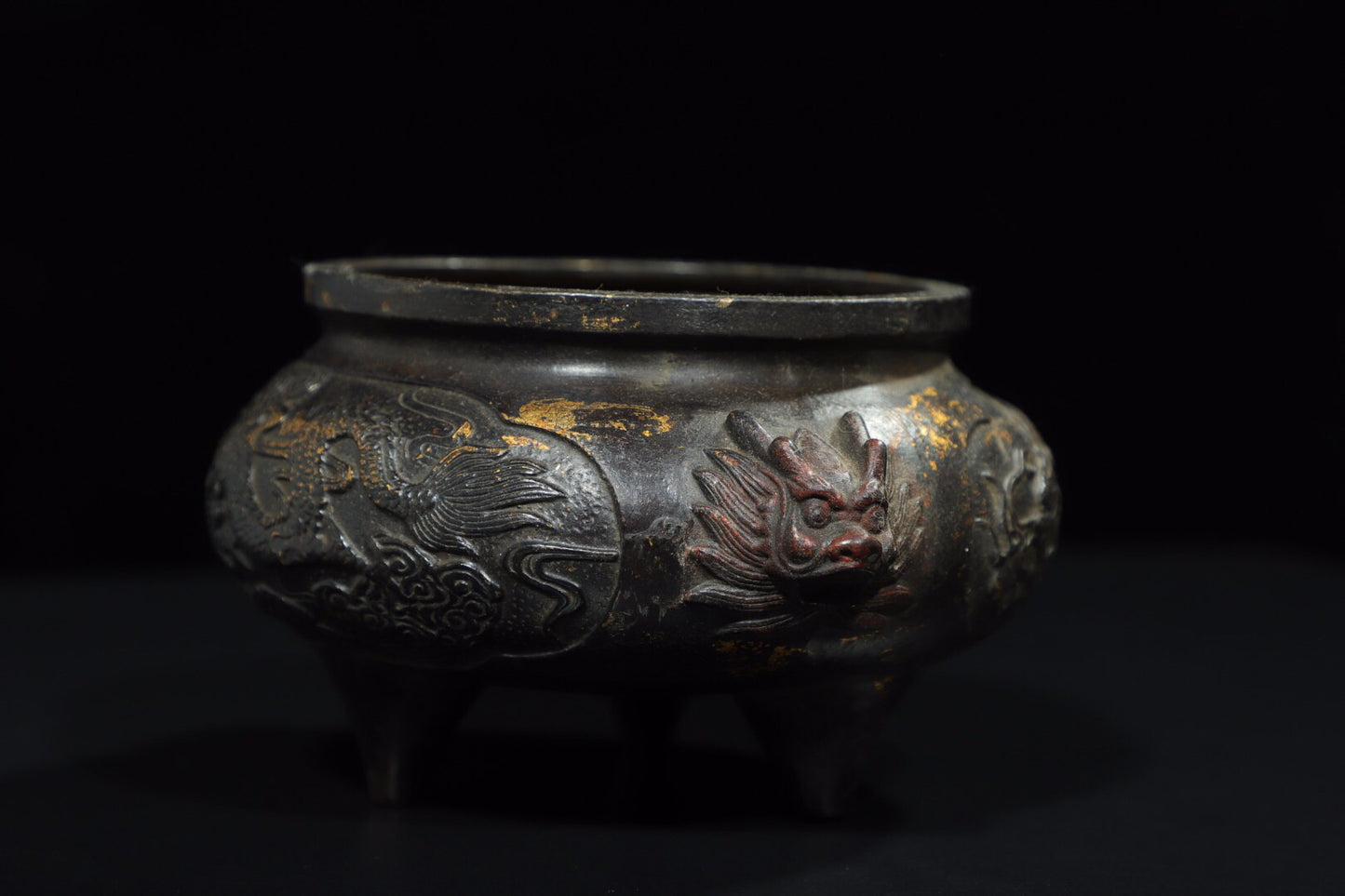 Chinese antique pure copper aromatherapy stove