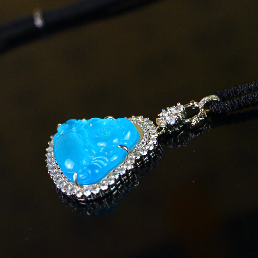 Chinese Antique High Ice [Maitreya Buddha]