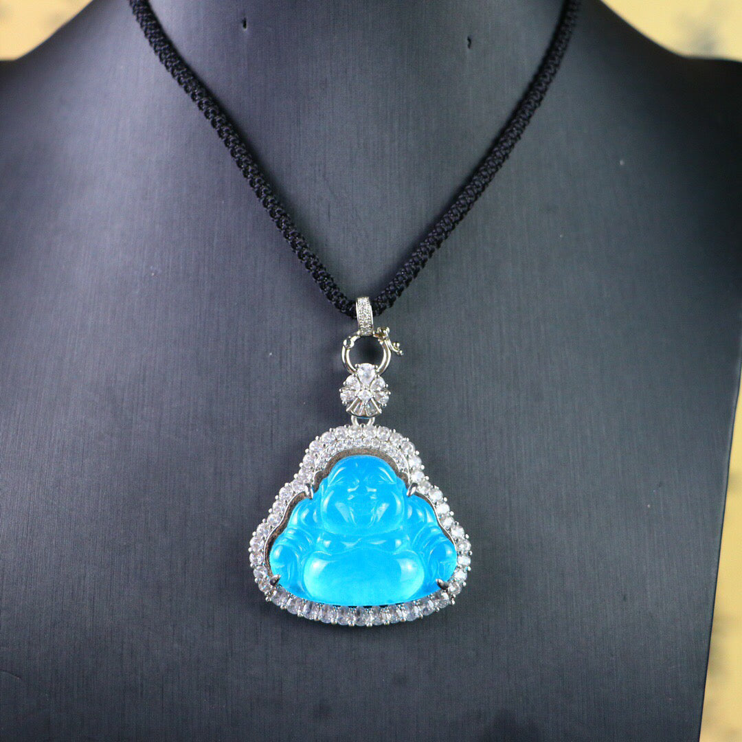 Chinese Antique High Ice [Maitreya Buddha]
