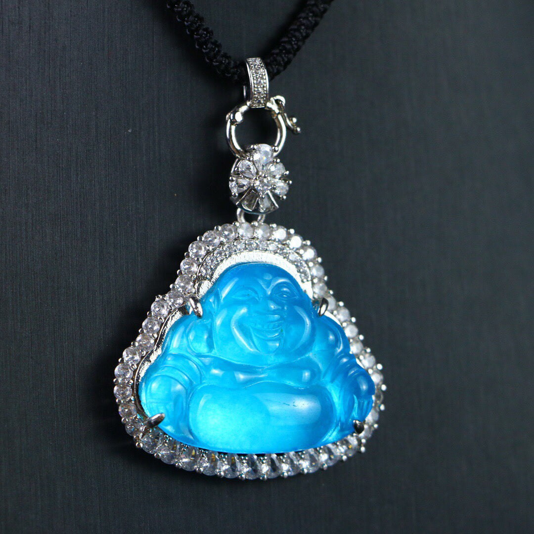 Chinese Antique High Ice [Maitreya Buddha]