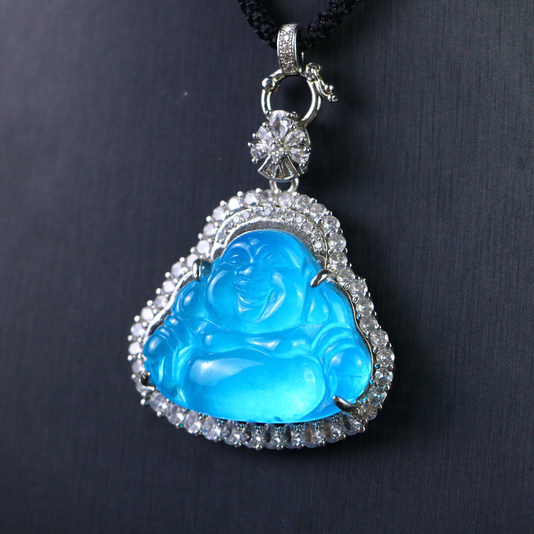 Chinese Antique High Ice [Maitreya Buddha]