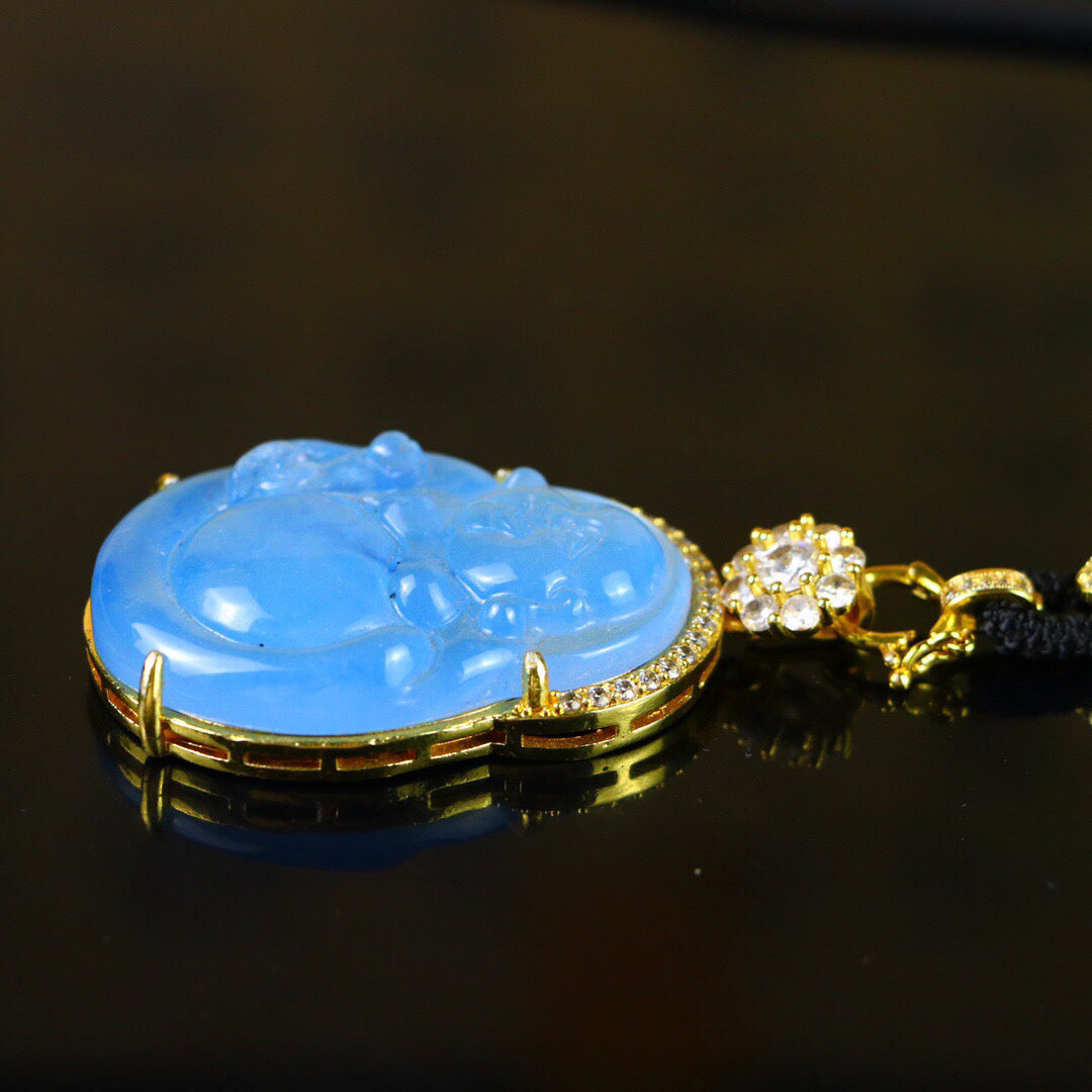 Chinese Antique High Ice [Maitreya Buddha]