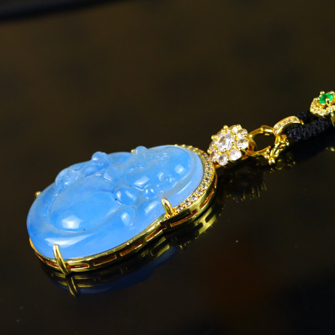Chinese Antique High Ice [Maitreya Buddha]