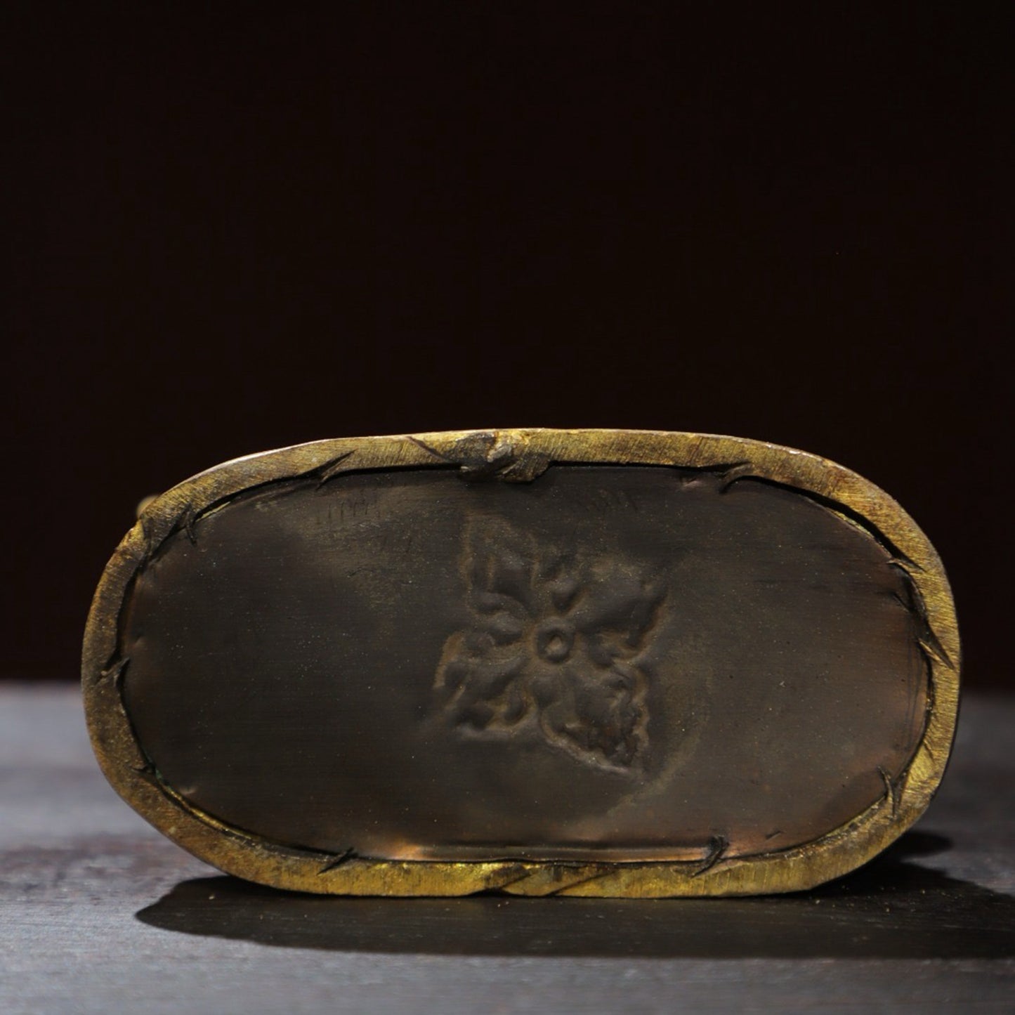 Bronze painted [Diamond Hand] Buddha statue