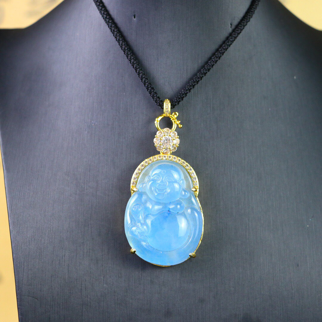 Chinese Antique High Ice [Maitreya Buddha]