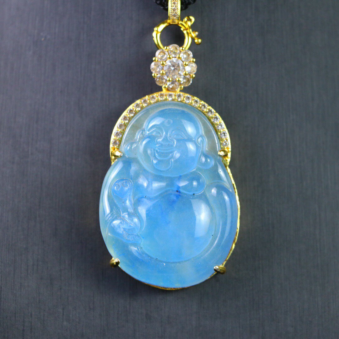 Chinese Antique High Ice [Maitreya Buddha]