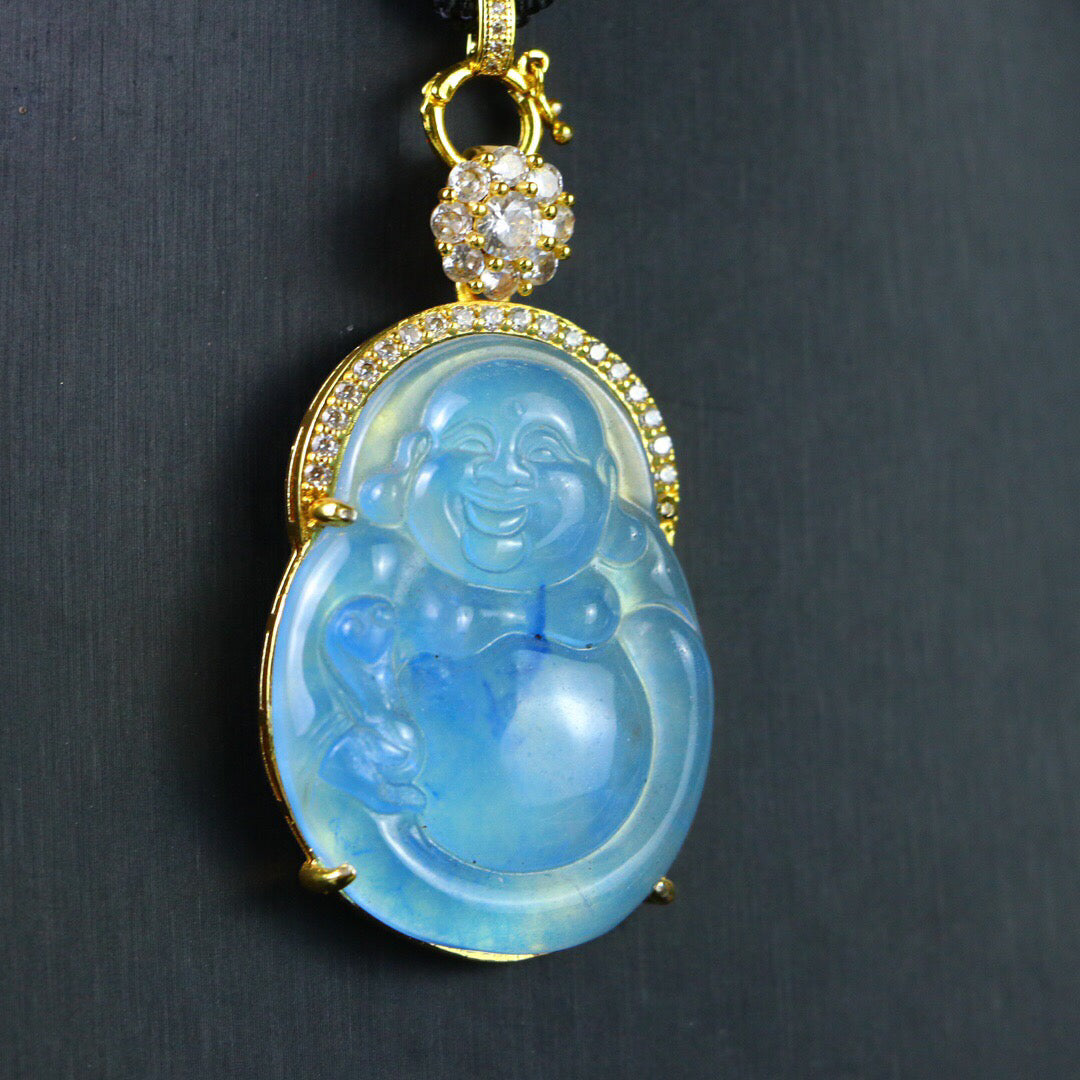 Chinese Antique High Ice [Maitreya Buddha]