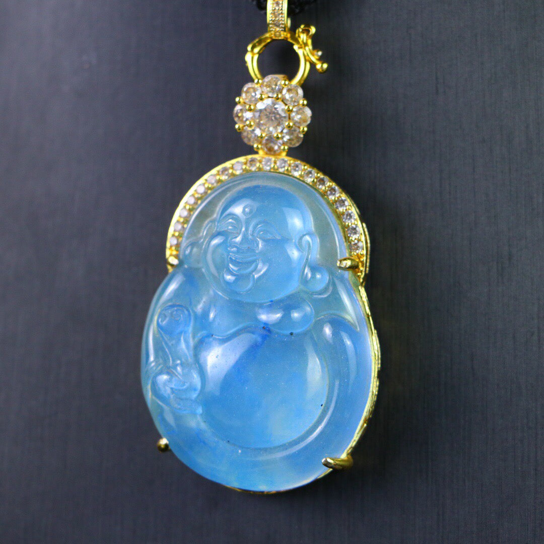 Chinese Antique High Ice [Maitreya Buddha]