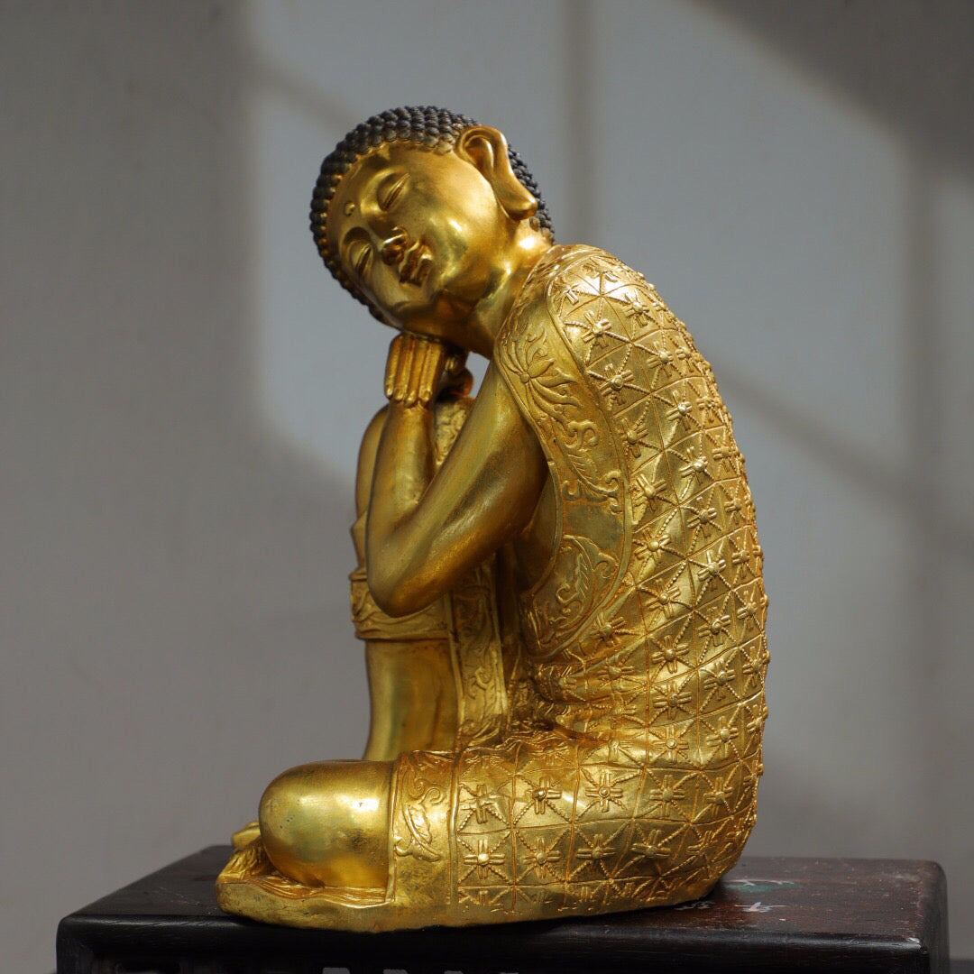 Chinese Antique Sleeping Buddha Statue