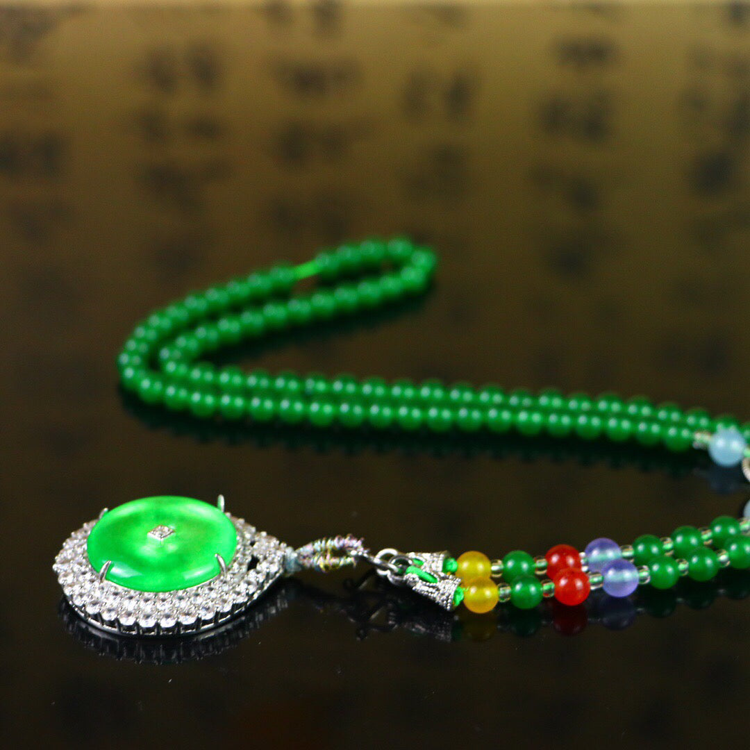 Chinese antique high ice [safety buckle]