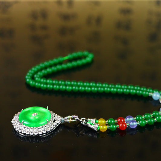 Chinese antique high ice [safety buckle]